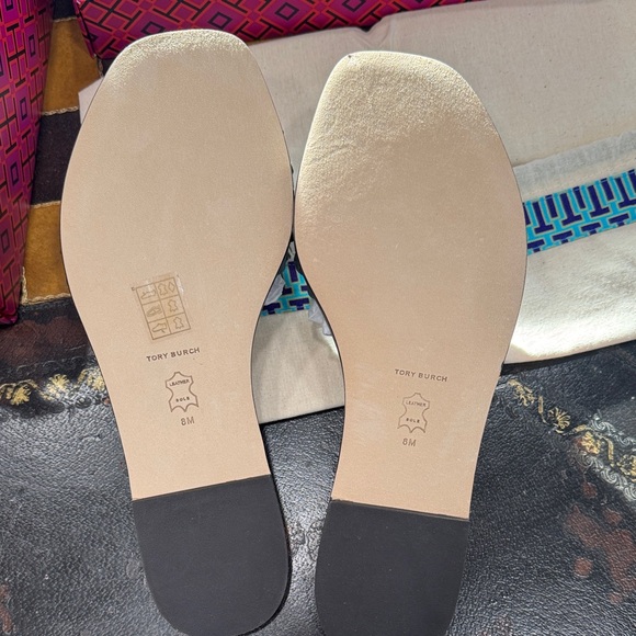 Tory Burch Charcoal Slide Sandals size 8. New in box - Picture 3 of 5